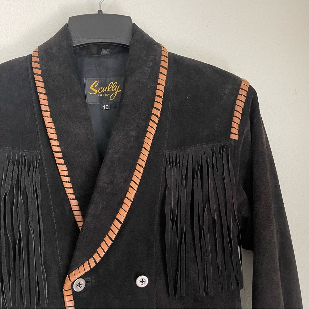 Scully Leather Western Fringe Jacket